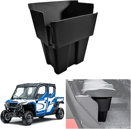 24.6L Under Seat Storage Box for Kawasaki Ridge 2024+, Durable Underseat Storage Bin Combined Tool Tray Organizer Bin(Front Passenger Side)